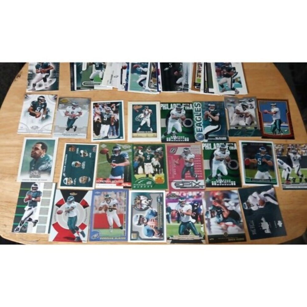 Lot Of 50 Donovan McNabb Philadelphia Eagles NFL Football Cards